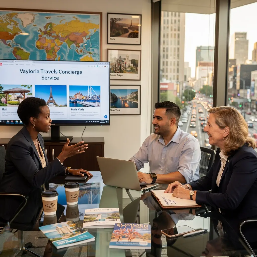 Elegancki hotel z widokiem na miasto, idealny na podróże służbowe.